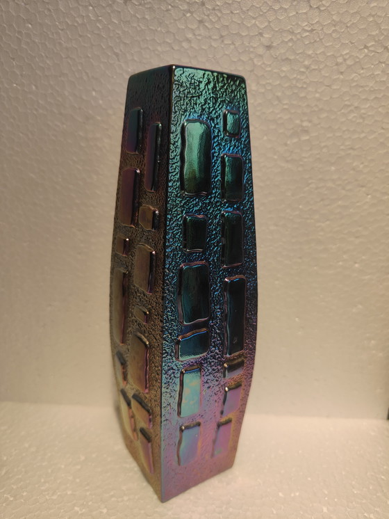 Image 1 of LGW Leinauer Glaswerke Pfauenauge Jarrón