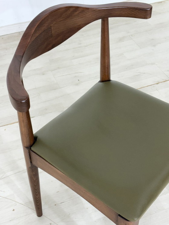 Very nice retro chair / retro vintage living room chair / dining room chair / Danish style chair (photo 4 of 8)