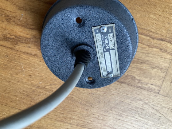 Image 1 of 2 lampes suspendues Philips vintage en aluminium