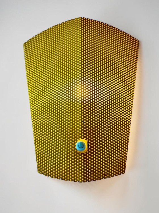 Rare set of 3 Perfolux Wall lights – Hiemstra & Evenblij, 1954 – Metal (photo 16 of 22)