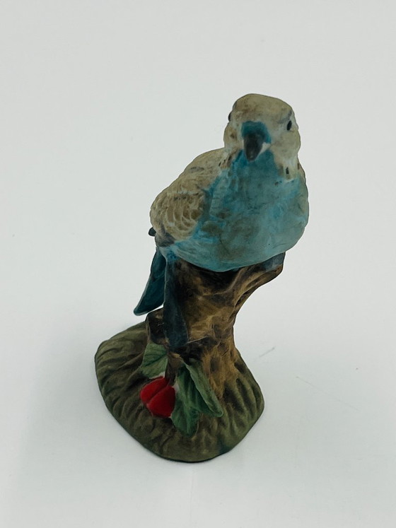 Ceramic Parakeet Figurine, Decorative Objects, Blue (photo 2 of 8)