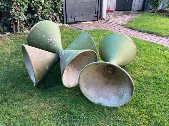 3 x Diabolo planters by Willy Guhl for Eternit – Plant pot, Other (photo 14 of 15)