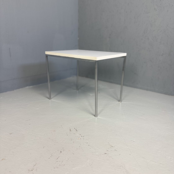 Image 1 of Vintage minimalistische side table chroom