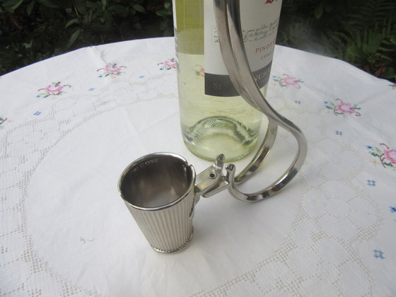 Portabottiglie E.P. Zinc, Made In Italy, Patent Pending, Vintage – Accessori da tavola, Metal (photo 10 of 14)