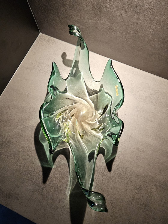 Image 1 of Unique vintage Murano art glass centerpiece