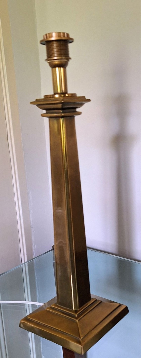 Kullmann Lampe – Tischlampen, Stoff, Messing (photo 11 of 12)