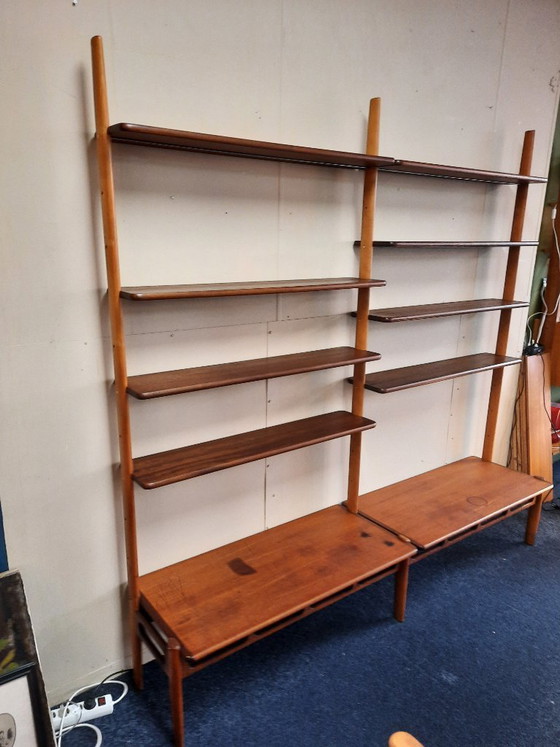 Image 1 of Vintage double wall unit by William Watting and Scanflex for Fristho.