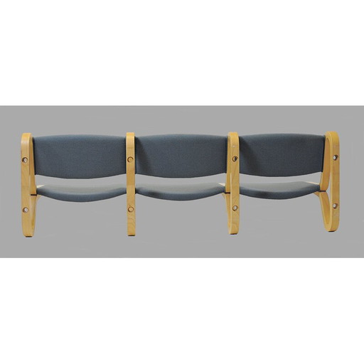 Vintage beech bench by Rud Thygesen and Johnny Sørensen for Magnus Olesen, 1980s