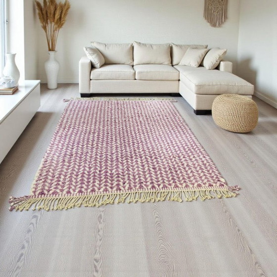Op maat gemaakt Marokkaans Mrirt-tapijt – Handgemaakt wollen vloerkleed 3x2m – Vloerkleden en tapijten, Wool (photo 3 of 10)