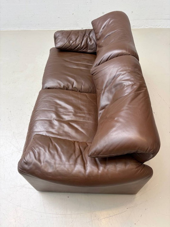 Canap&eacute; Maralunga de Vico Magistretti pour Cassina, ann&eacute;es 1970 – Canapés 2 places, Leather (photo 19 of 19)