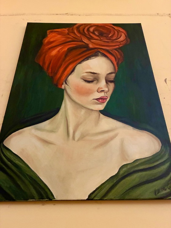 Woman's Flower – Paintings & Drawings, Canvas (photo 7 of 13)
