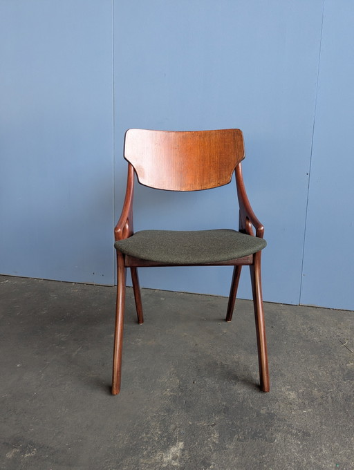 Sedia danese in teak della metà del secolo - Arne Hovmand Olsen