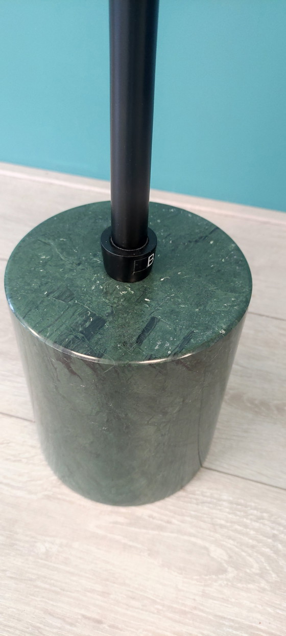 Image 1 of Green Marble Side Table Metal
