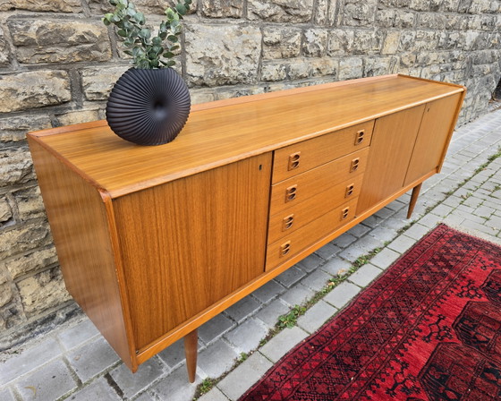 60s 70s Mid Century Teak Sideboard Chest of Drawers – Wood (photo 5 of 8)