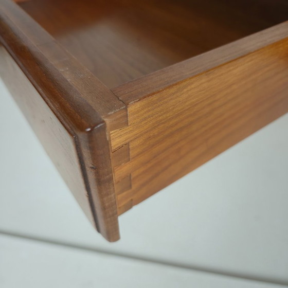 Image 1 of French dining table from the late 20th century with turned legs.