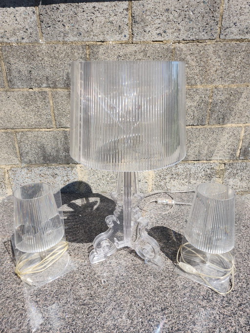 Kartell Lamp As Good As New - Two Small and One Ground See Photos (Price is Tradeable)