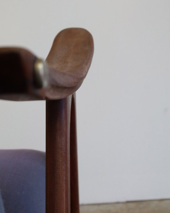 Image 1 of Fauteuil et ottoman vintage milieu du siècle, style lounge, milieu du siècle.