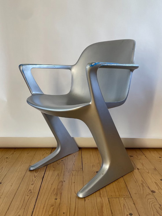 Image 1 of 7x Ernst Moeckl Kangaroo Z Chairs voor Horn Germany 1968