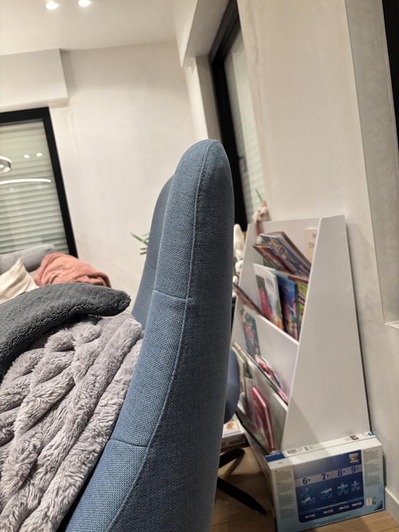 Image 1 of Bolia saga + poef blauw