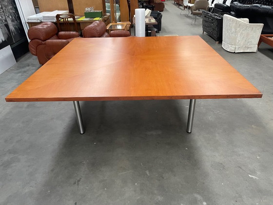 2x Unique Danish Design Large Tables – Metal, Wood, Vintage (photo 3 of 10)