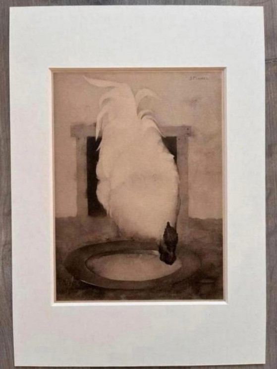 Image 1 of Jan Mankes 1889-1920 / Heliogravure originale Wyandotte Haan 1923