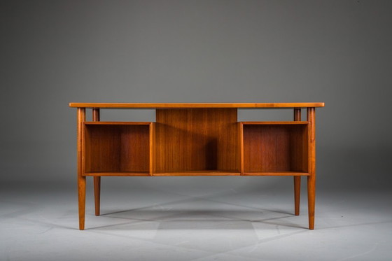 Image 1 of Modern Danish Teak Desk, 1950s