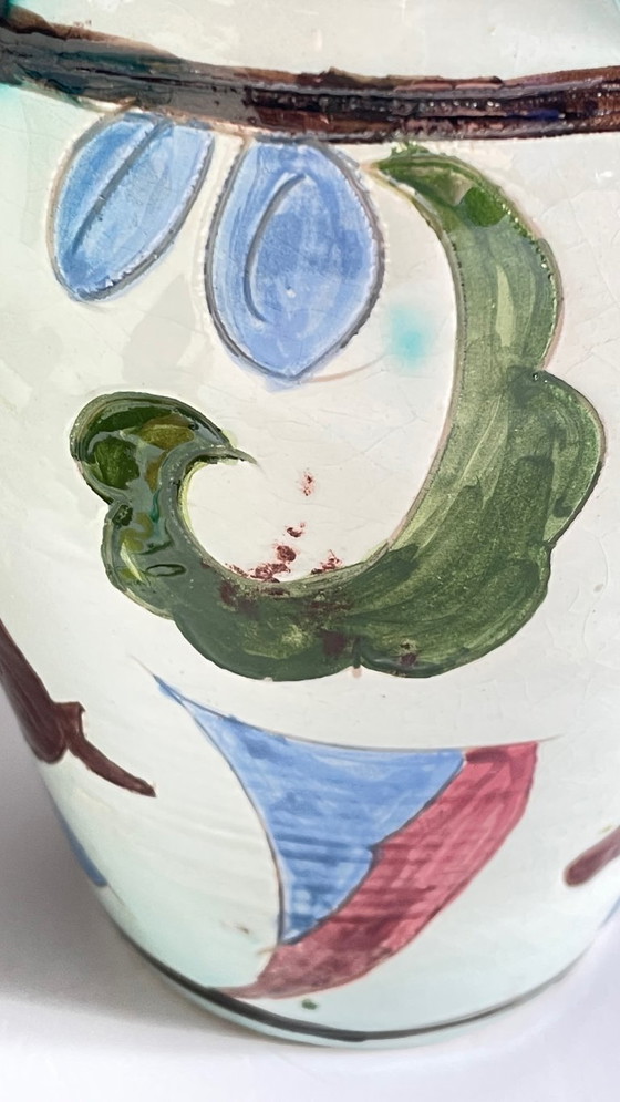 Image 1 of Vintage Italy VASES DRAGON Pattern