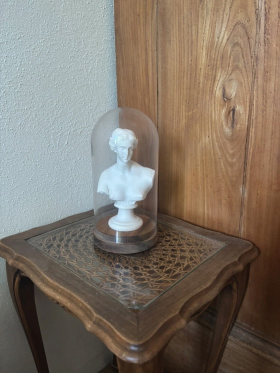 Image 1 of Buste de Vénus – albâtre pur – style académique classique et sombre