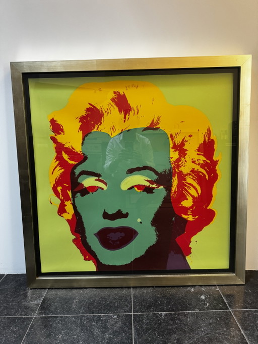Andy Warhol – Marilyn Monroe | Set of 3 large reproductions | Professionally framed | 104 × 104 cm (photo 2 of 5)