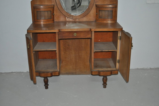 Mid-Century Houten Kaptafel, jaren 40 – Mid Century Modern (photo 5 of 9)
