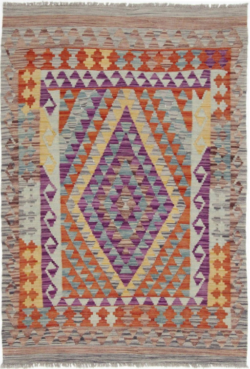 Original Old Style Kelim Afghan 156 X 106 Cm Top Zustand