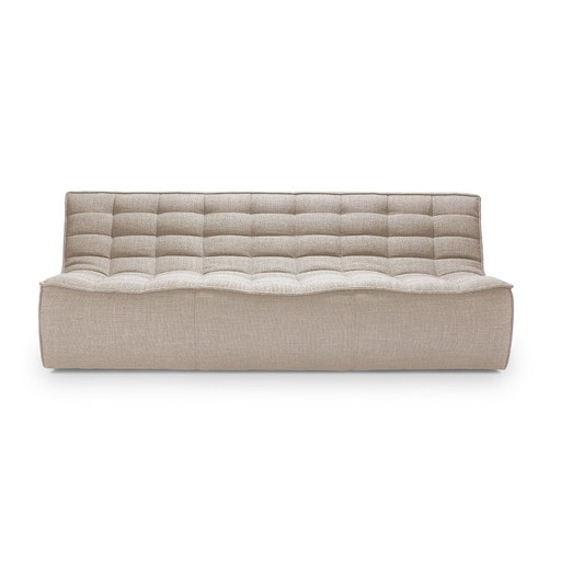 Etnicraft N701 3-zits sofa in beige 