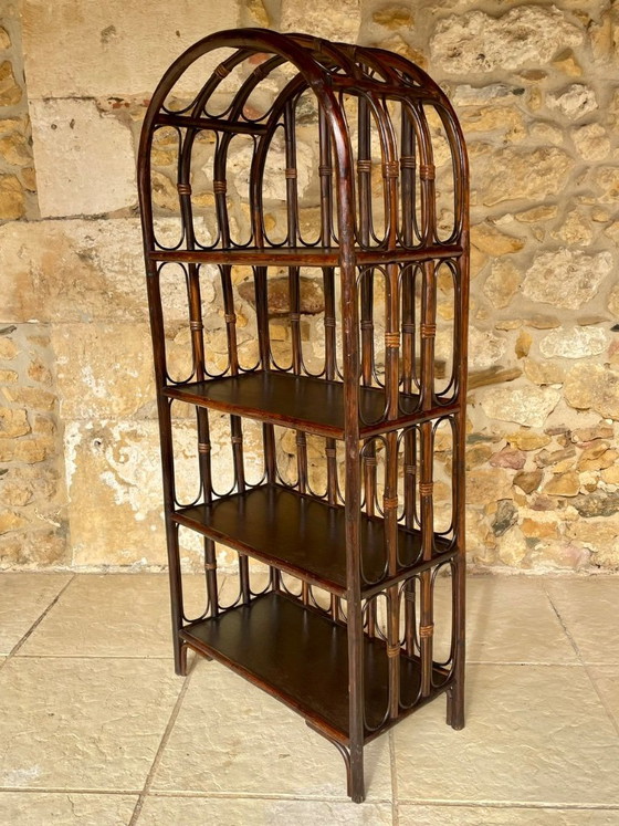 Libreria Vintage in Bambù e Rattan, 1960 – Librerie (photo 25 of 25)