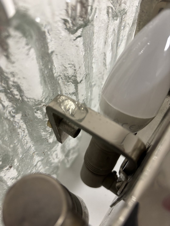 Image 1 of Lampada da parete Schalmei 'Ice Block' di Julius Theodor Kalmar per Kalmar, Austria – 1972