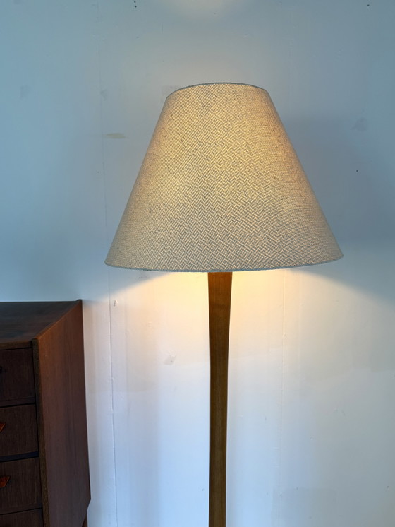 Image 1 of Lampada da terra XL vintage in teak, Dyrlund anni '70