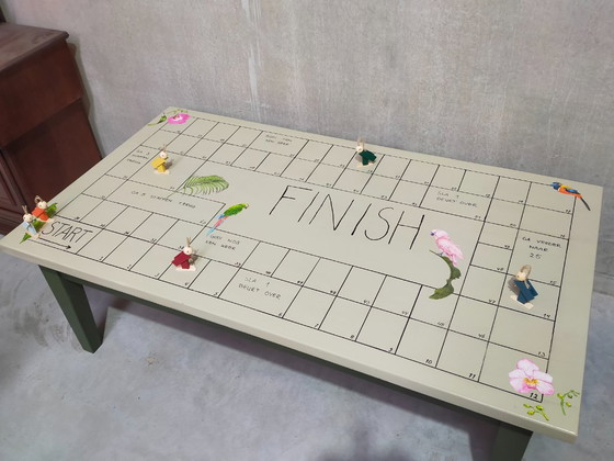 Mesa única con juego de mesa – Mesas de centro, Wood (photo 6 of 8)