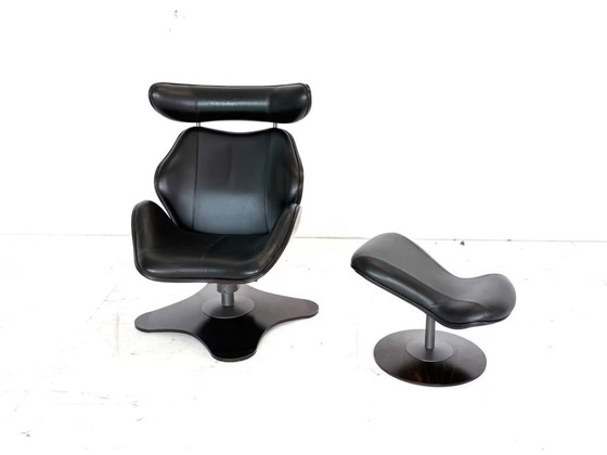Image 1 of Stokke Varier Tok Leder Design Sessel Toshiyuki Kita Stuhl Relax