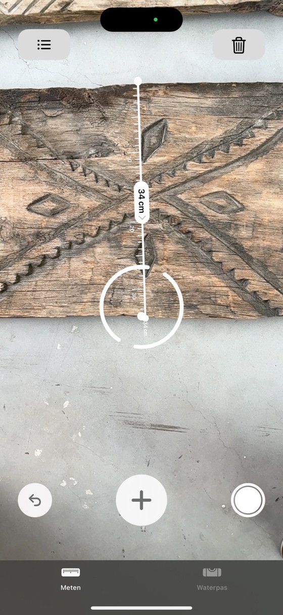 Image 1 of 2x Decorative authentic wooden shelves