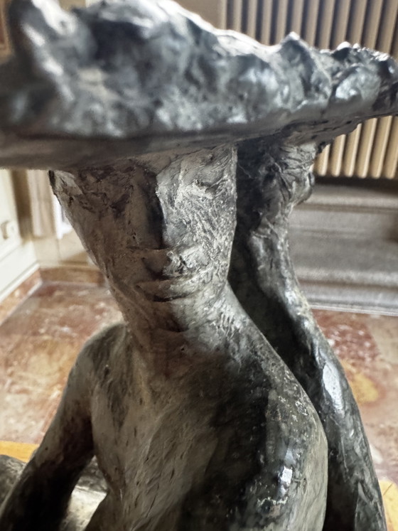 Image 1 of Saskia Pfaeltzer – "Bruidspaar" Large Bronze Sculpture (2002)