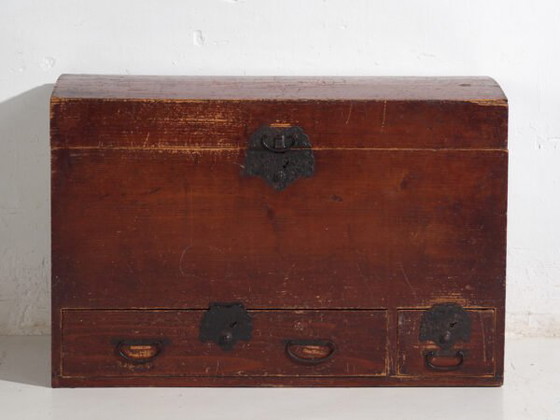 Antique Japanese Chest - Meiji Period (c. ) #20 – Chest of drawers, Wood, Metal (photo 36 of 40)