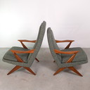 Set of Mid-Century design armchairs | vintage restored