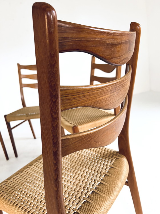 Image 1 of 6x Arne Wahl Iversen, Glyngøre Stolefabrik '60