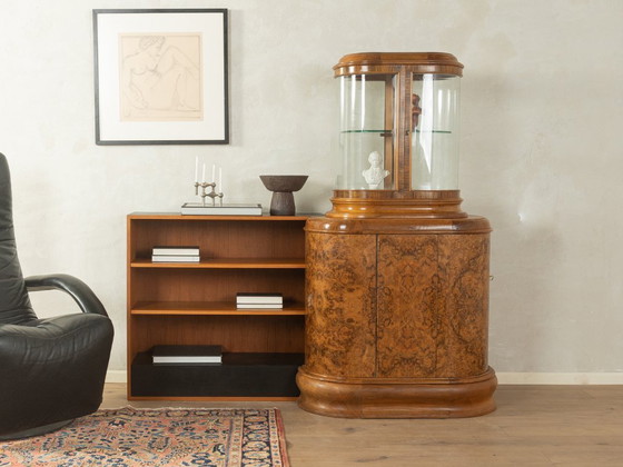 Image 1 of Vintage Art Deco vitrinekast uit de jaren 1930