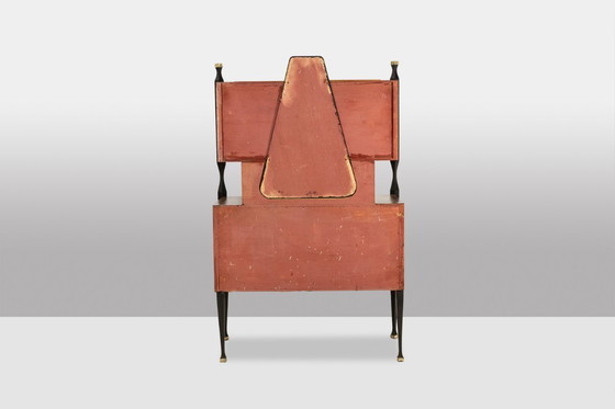 Image 1 of Coppia di armadi italiani impiallacciati in teak. Circa 1960.