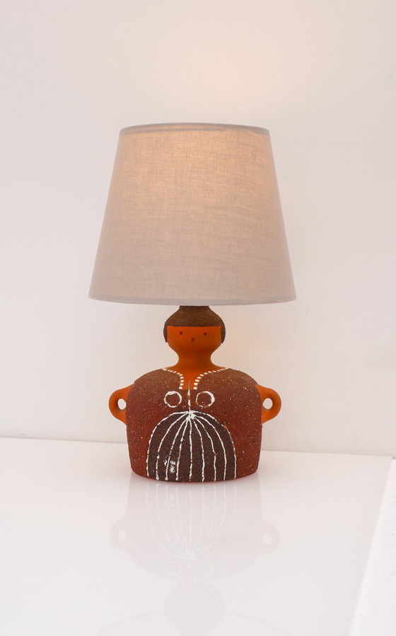 Scandinavian Pottery Table Lamp by Thomas Hellström for Nittsjö, 1970s – Ceramic (photo 6 of 12)