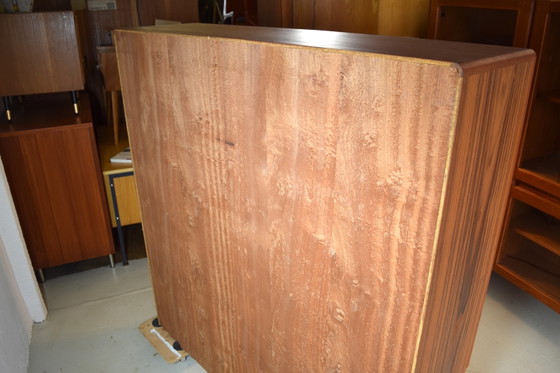 Credenza alta danese in teak, mobile vintage, cassettiera, armadio – Kollund Möbler, Credenze alte, Wood (photo 7 of 8)