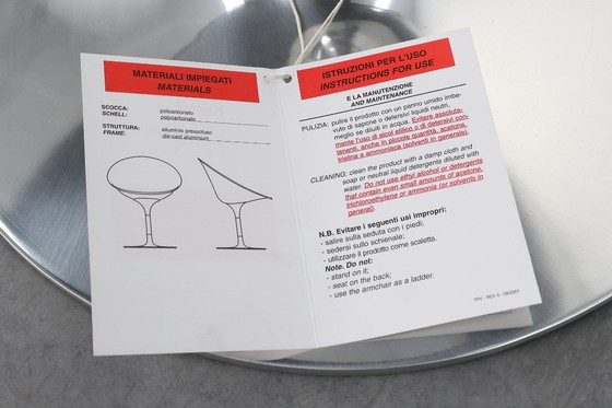 Image 1 of Silla EroS de Philippe Starck para Kartell, metal y policarbonato, Italia, 2020