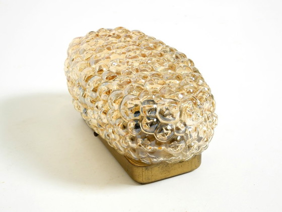 Image 1 of Beautiful original Mid Century Modern glass bubble wall lamp