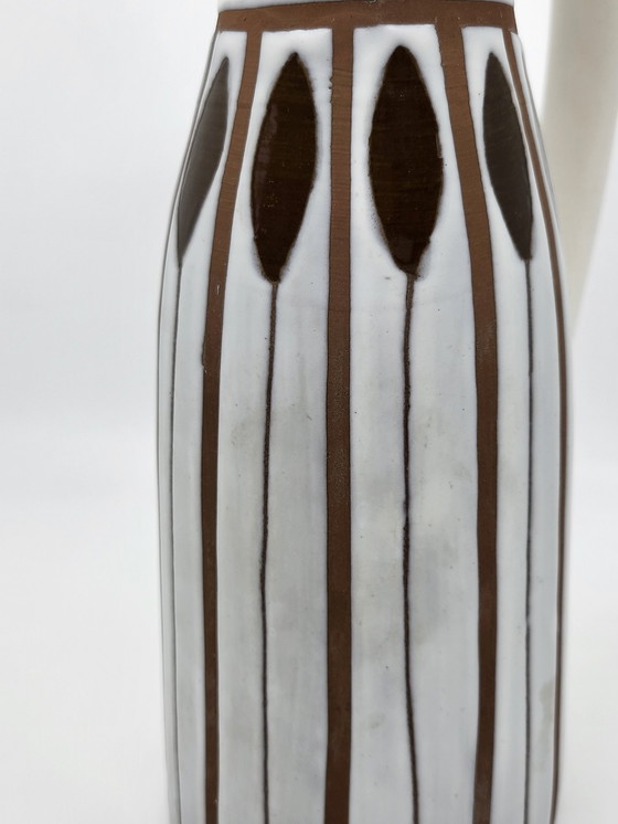 Image 1 of Jarra de cerámica Roger Capron "Fer de Lance", Francia, década de 1950