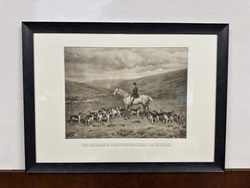 Stampa "Sir Frederick Chesterfield and his hounds"